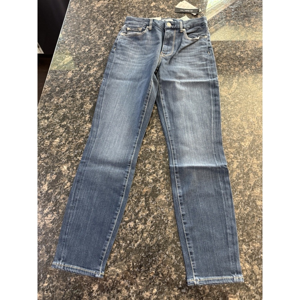 7 FOR ALL MANKIND WOMENS SLIM ILLUSION LUXE HIGH-RISE ANKLE SKINNY JEANS SIZE 30